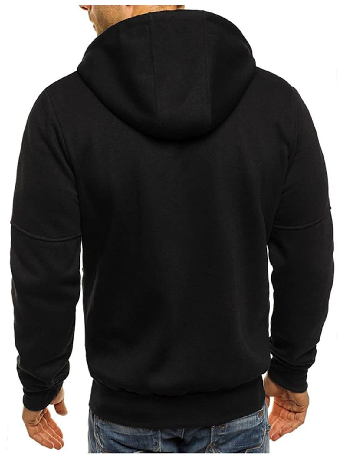 Men's Zipper Pocket Sports Outdoor Daily Casual Hoodies Sweatshirts